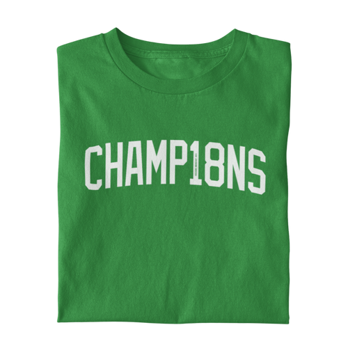 Boston Celtics NBA Champions basketball championship CHAMP18NS t shirt